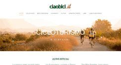 Desktop Screenshot of ciaobici.it